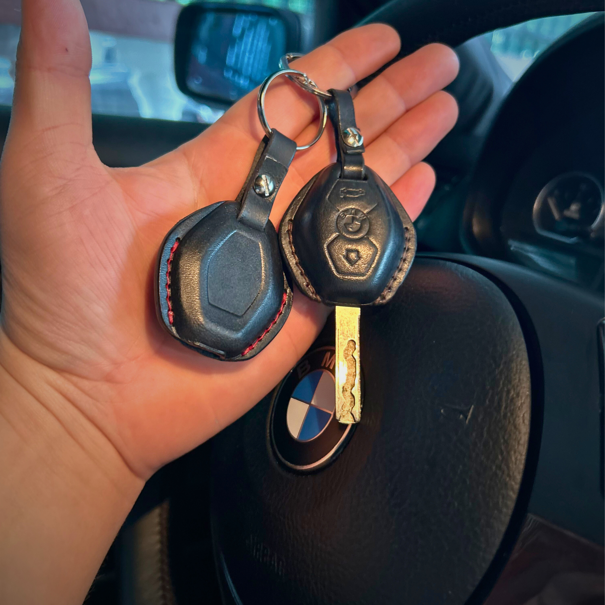 Husa Piele Cheie Diamant BMW E46/E39/E38/E53/E60/E83/E85/E86